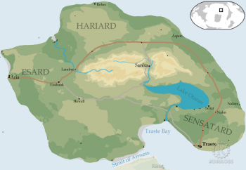 Sarekéa region of central Sensatard in the Anrel Isles